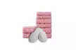 Classic Turkish Towels Genuine Cotton Soft Absorbent Premium Antalya 6 Piece Set - Second Medium