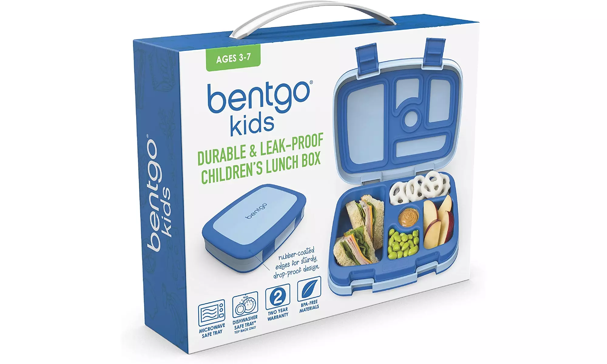 Leak-Proof, 5-Compartment Bento-Style Kids Lunch Box - Second Medium