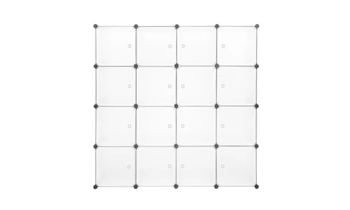 Modular Closet Organizer Plastic Cabinet Wardrobe Cubby Shelving Storage Cubes  - Second Medium