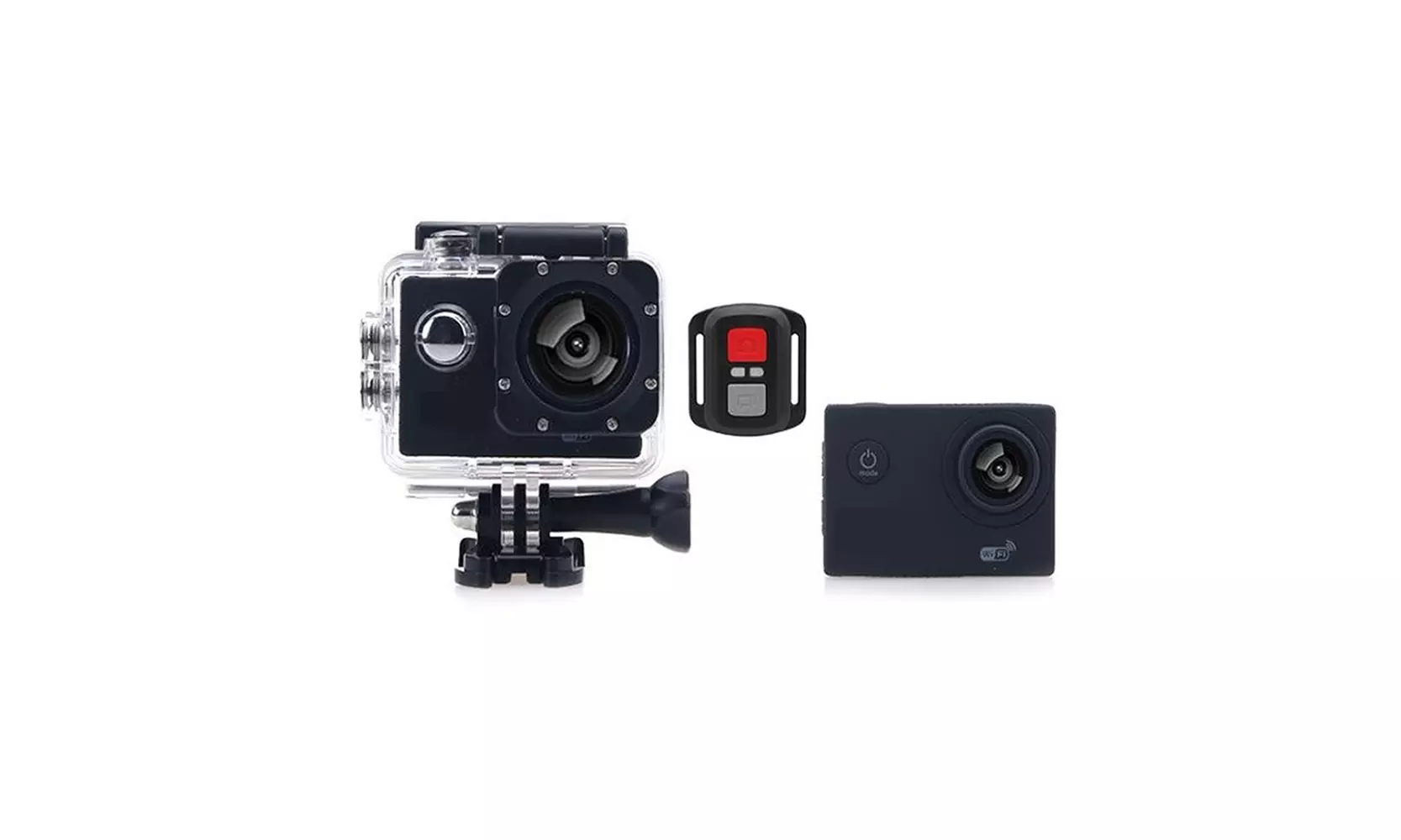 All PRO 4K HD Action Sports Camera with WiFi Waterproof 18 pcs bundle  - Primary Image