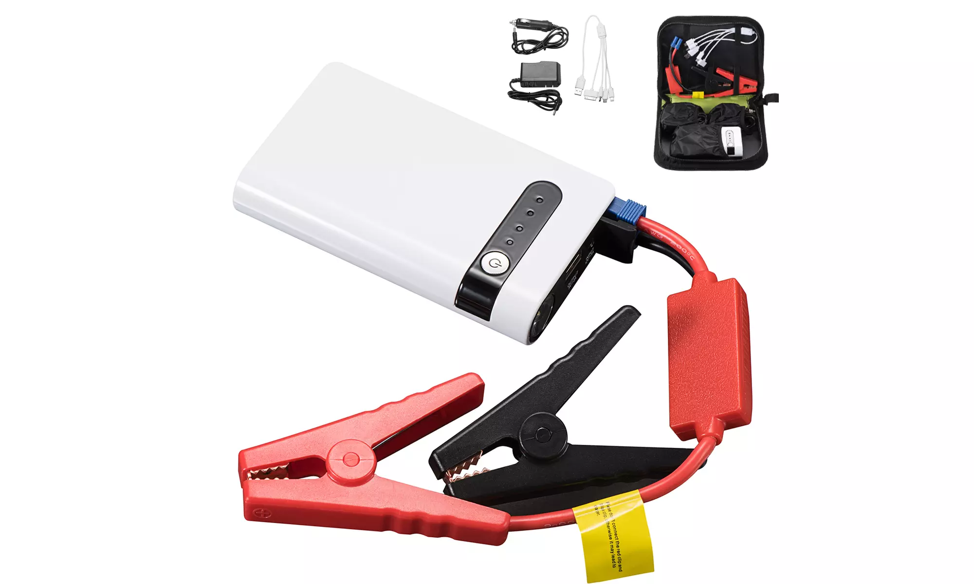 3-in-1 Portable Car Jump Starter: Battery Charger, Jump Starter & LED  - Primary Image
