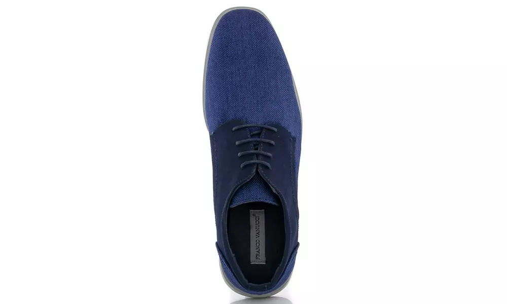 Franco Vanucci Men's Canvas Oxford Shoes