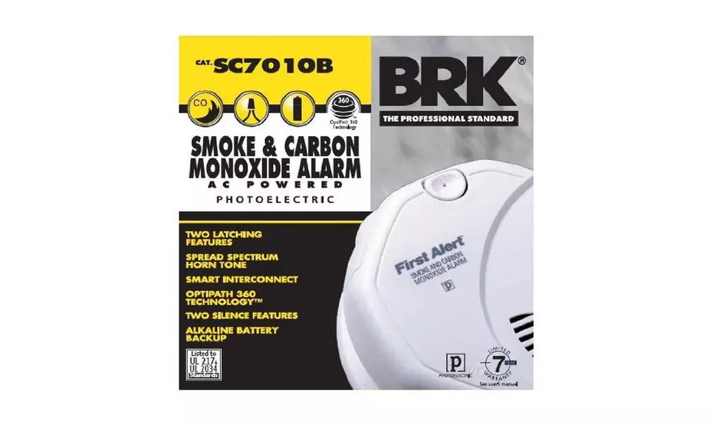 First Alert Sc7010b Photoelectric Carbon Monoxide & Smoke Alarm - Primary Image