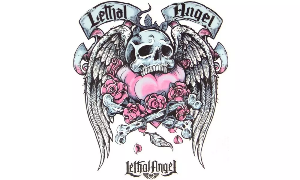 6" x 8" Decal Pink Lethal Angel - Primary Image