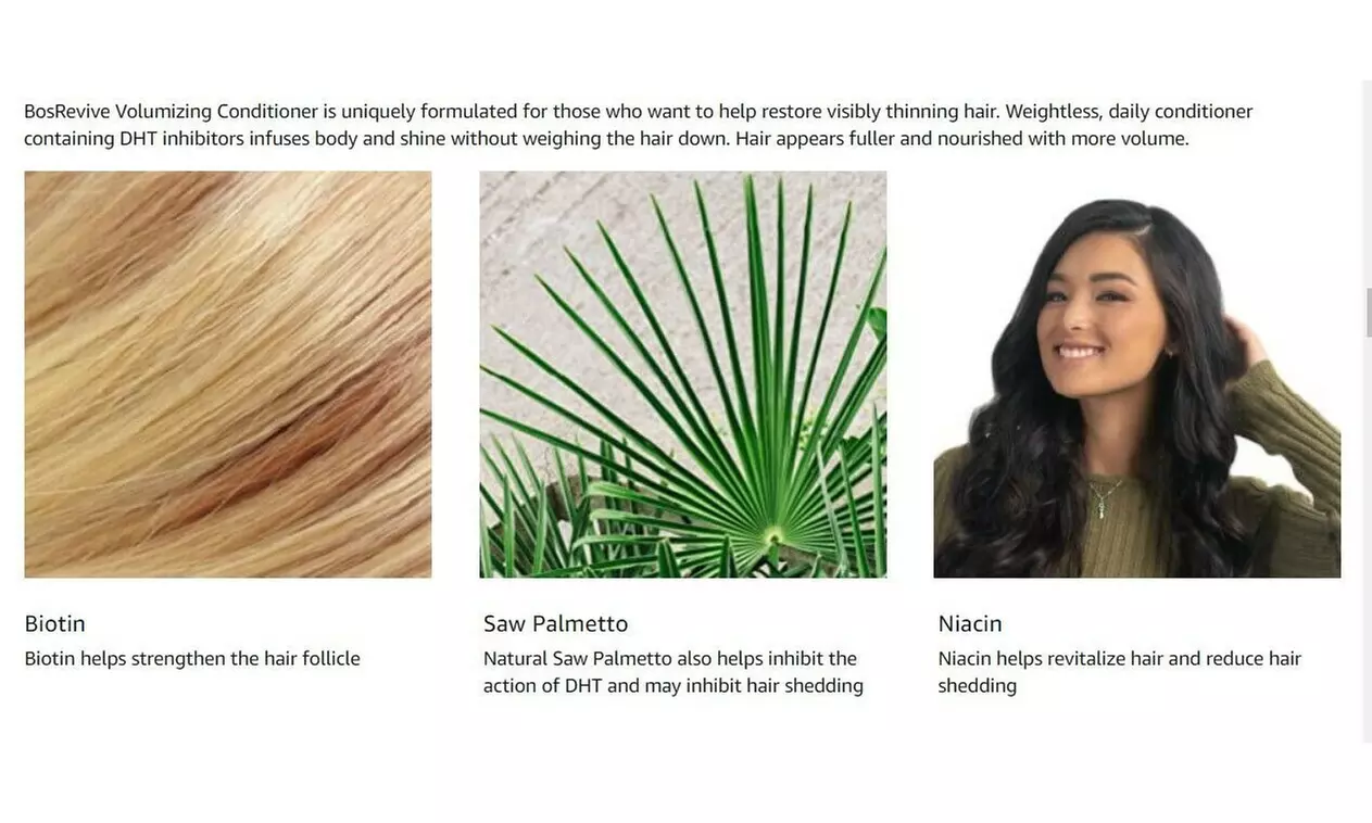 Bosley Professional Strength BOS Revive Volumizing Conditioner, 10.1 Fl Oz - Second Medium