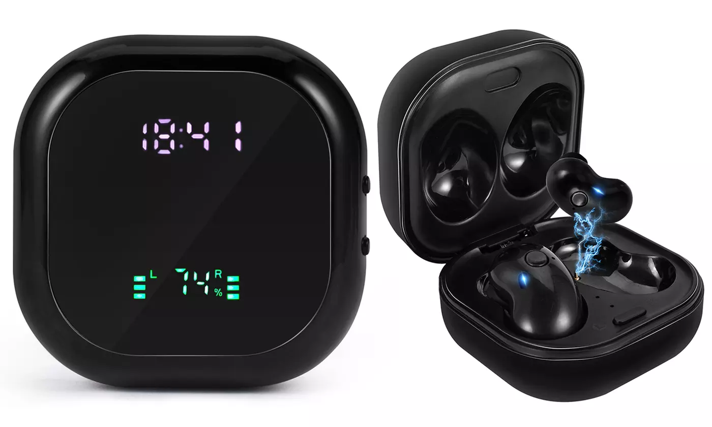 IP4 Waterproof Bluetooth 5.1 True Wireless Earbuds For iPhone Android - Primary Image