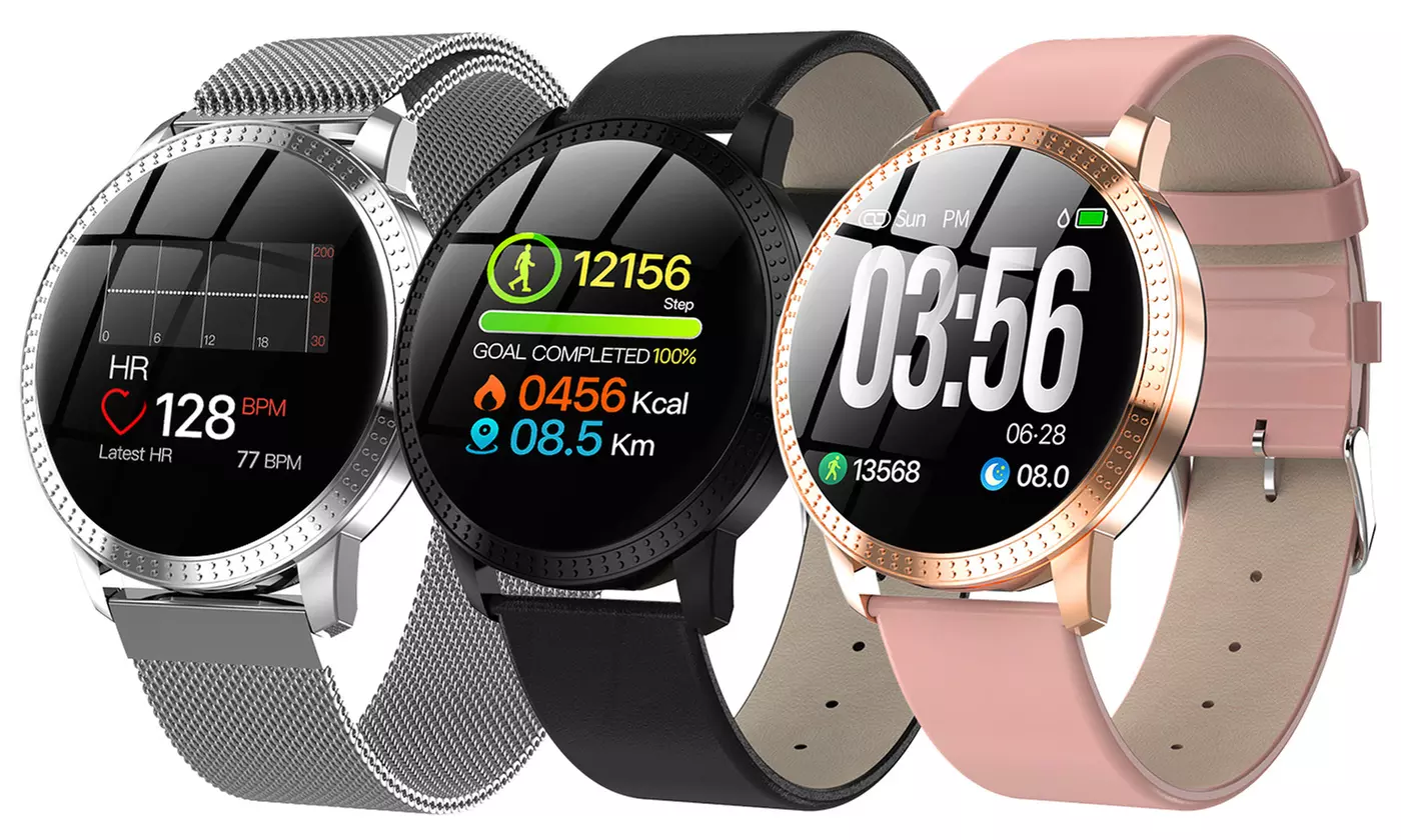iNova Smart Watch Fitness Tracker Compatible with iPhone & Android Phones - Primary Image