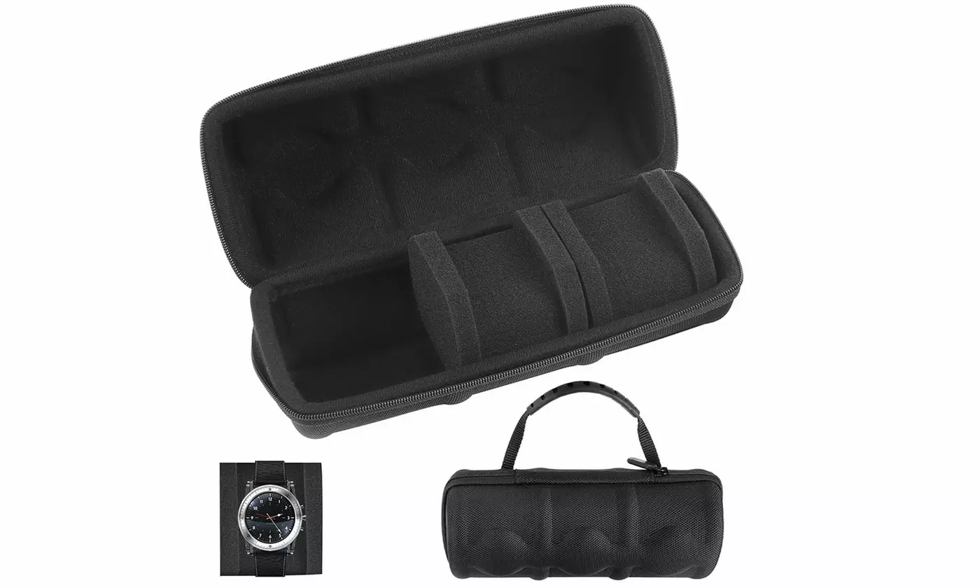 3 or 5 Slots Travel Watch Roll Case Wristwatch Display Case Watch Storage Box
