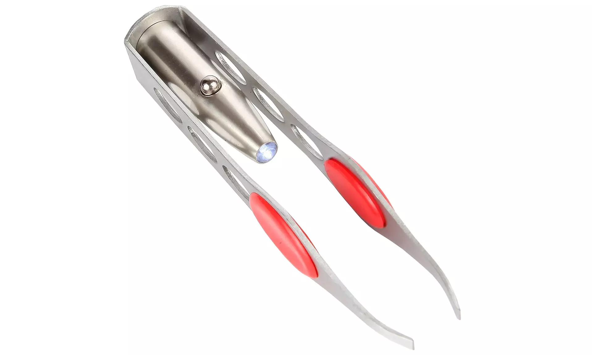 Stainless Steel LED Tweezers to Illuminate Dark Areas - Primary Image