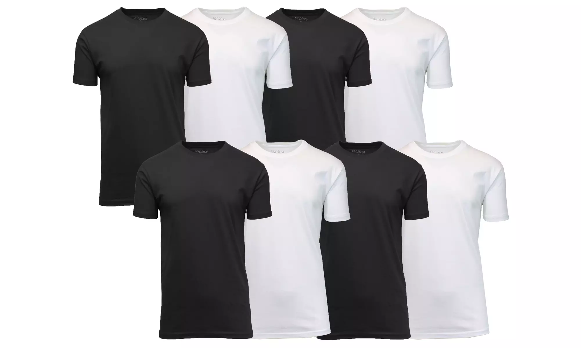 Men's Short Sleeve Crew Neck or V-Neck Classic Fitted Tees (Sizes, S-5XL)