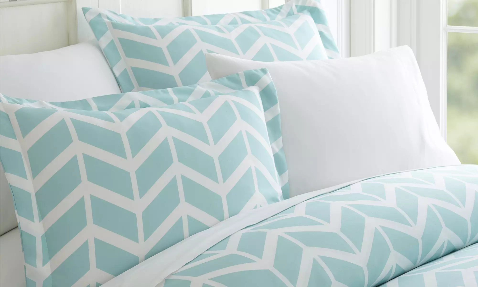 Merit Linens Premium 3 Piece Pattern Duvet Cover Set 