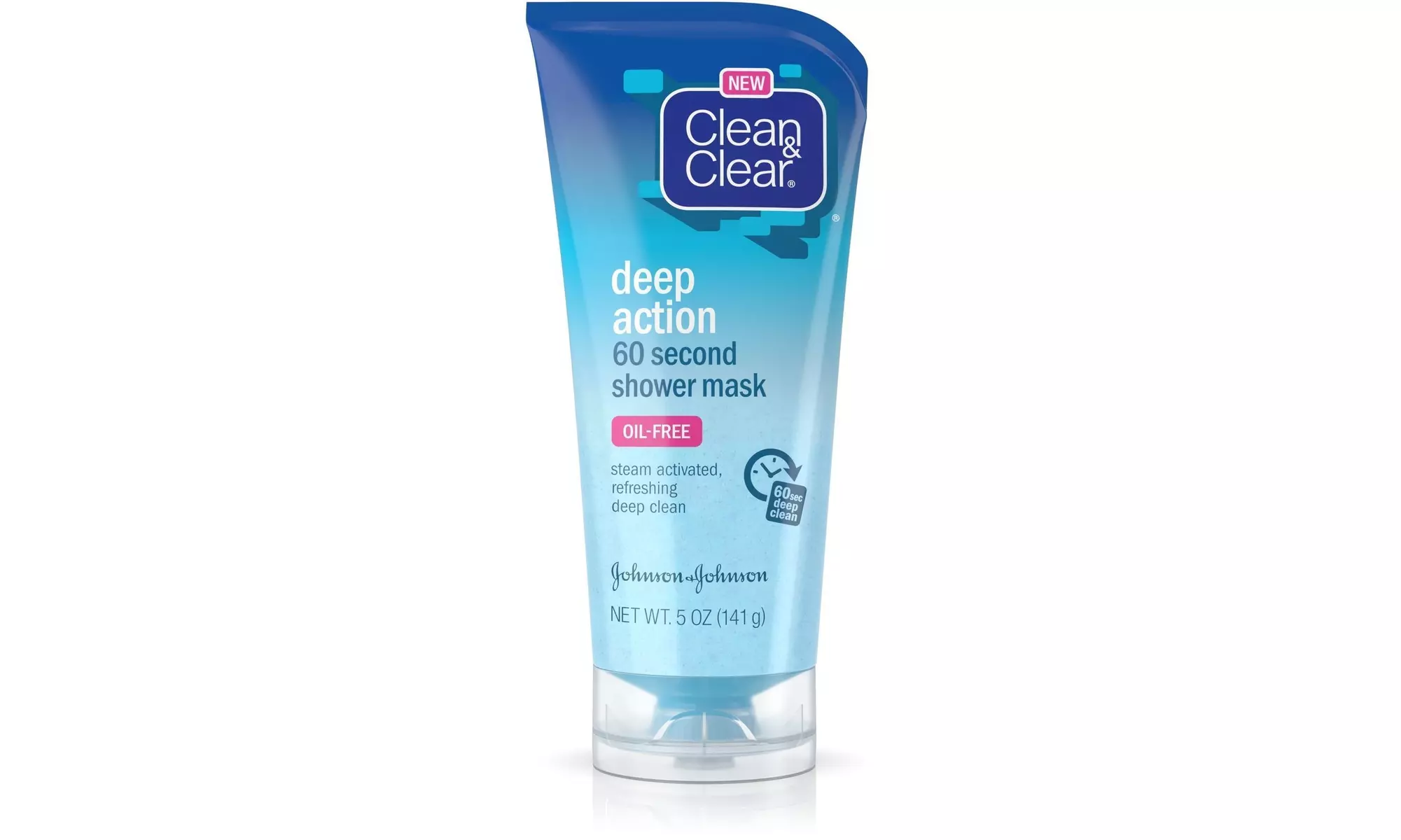 Clean & Clear deep action 60 second shower face mask - exfoliating - oil free - Second Medium