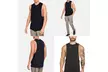 US Men Gym Muscle Singlets Workout Tank Top Bodybuilding Sleeveless T-shirt - Second Medium