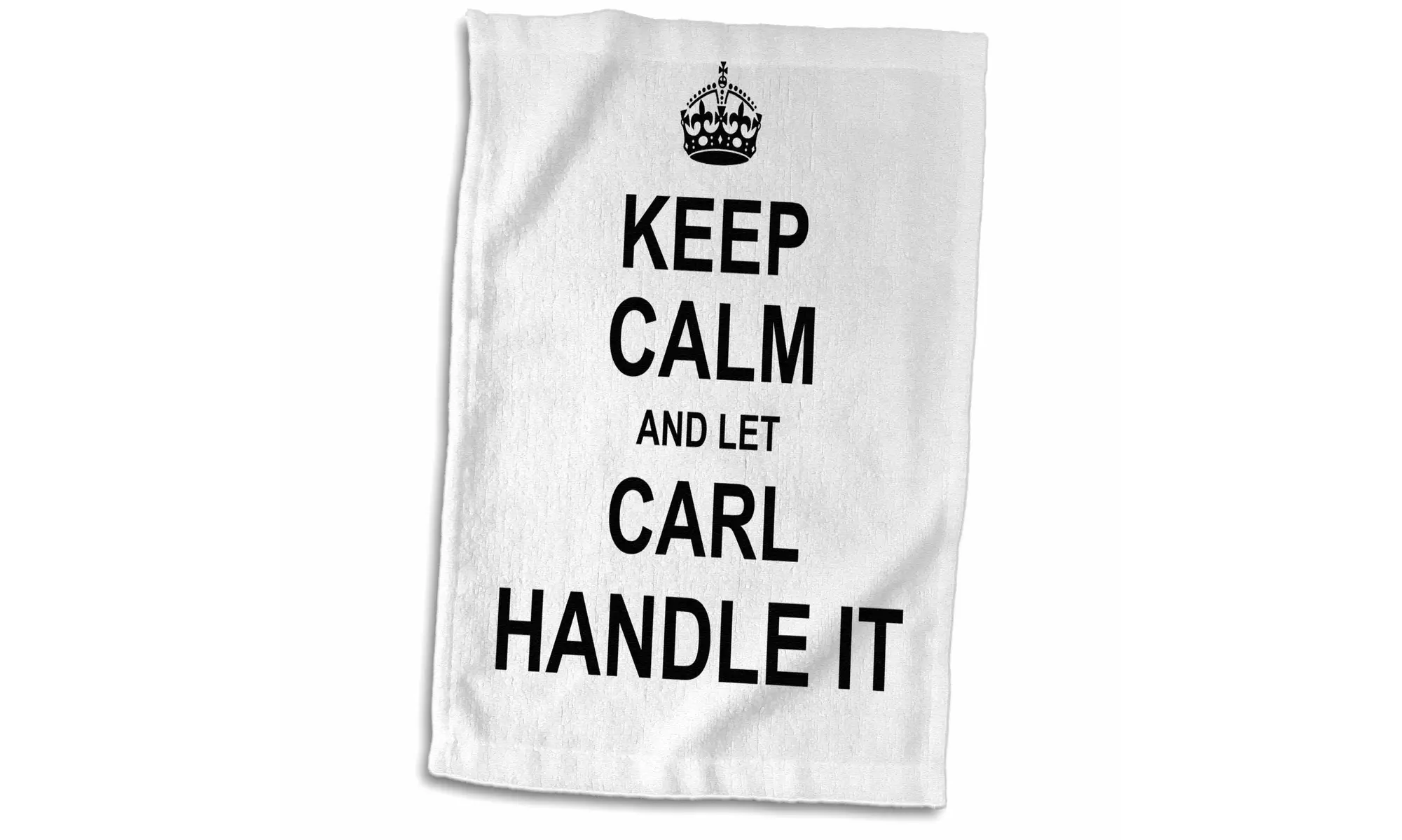  Towel - Keep Calm and Let Carl Handle it - funny personal name - 15 by 22-inch - Primary Image