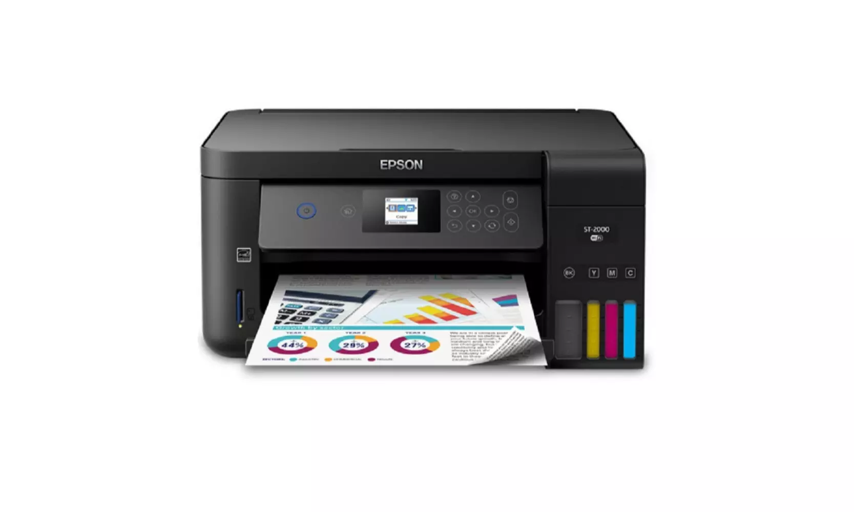 Epson WorkForce ST-2000 Color MFP Supertank Printer - Primary Image