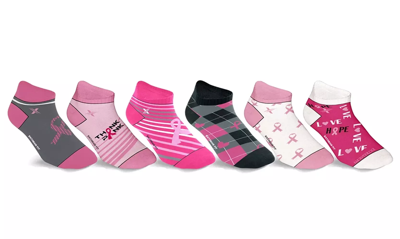 Breast Cancer Awareness Support Every Day Wear Pain Relief Compression Socks
