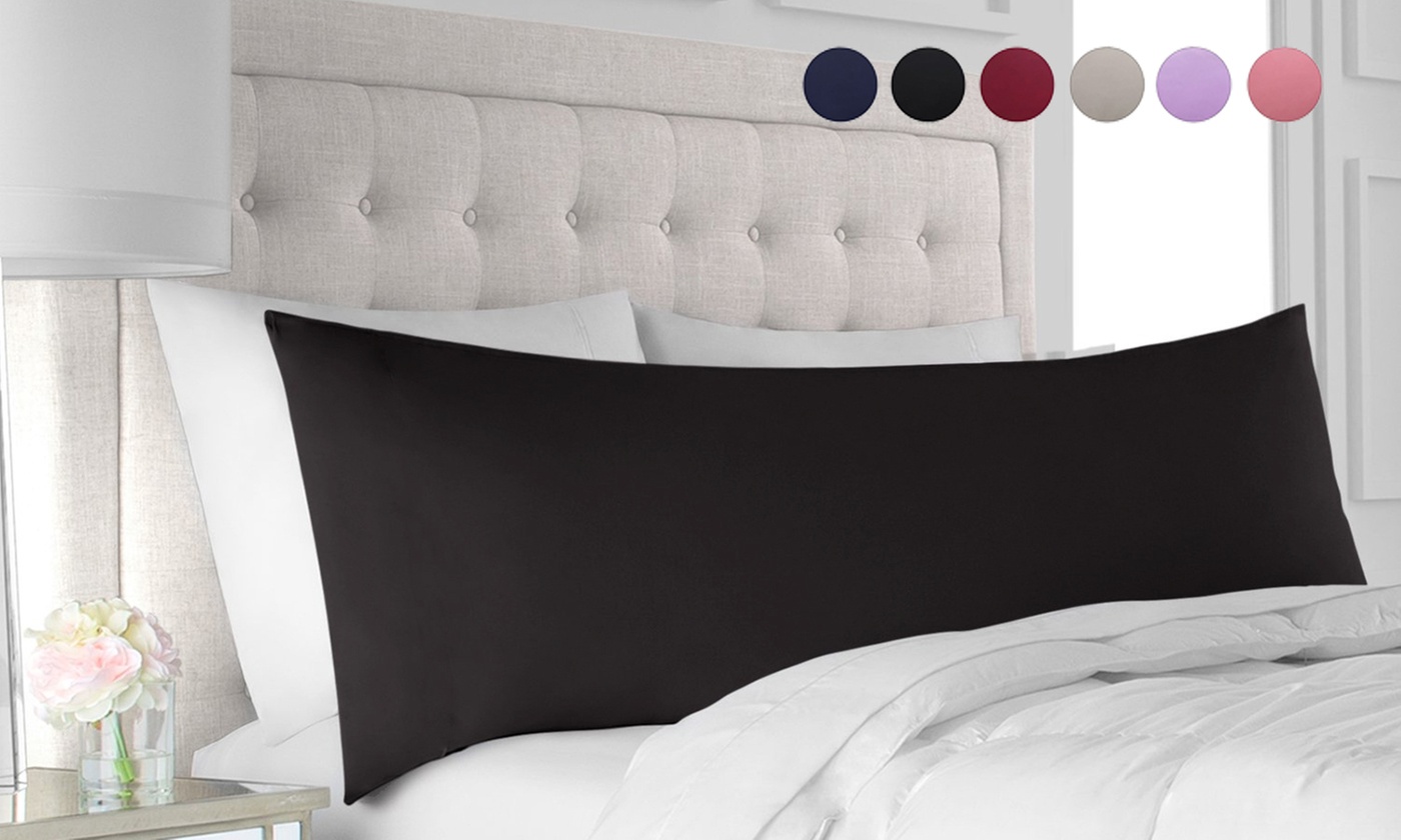 Body Pillow Cover Cotton Fabric Envelope Closure Long Body Pillow Pillowcase