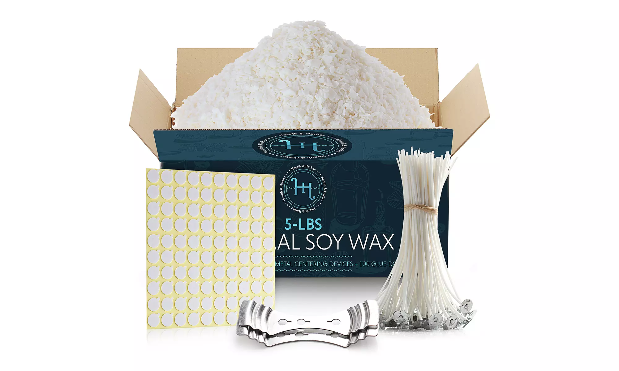 Hearth & Harbor Natural Soy Wax and DIY Candle Making Supplies and Accessories - Primary Image