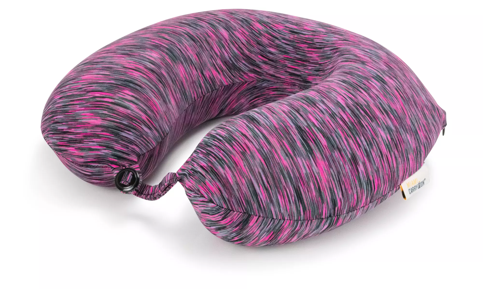 Miami CarryOn Space Dye Memory Foam Travel Neck Pillow