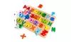 SKYFIELD Wooden Alphabet Puzzles, Abc Puzzle Board for Toddlers 2 - 6