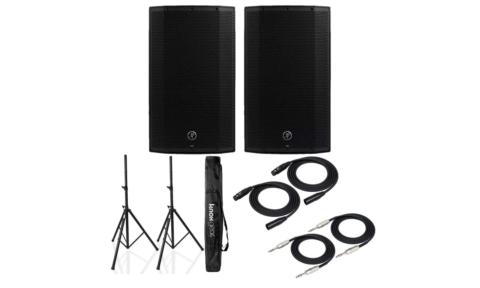 Mackie Thump12A 12-Inch Powered Loudspeaker (2-Pk) w/ Speaker Stands and Cables - Primary Image