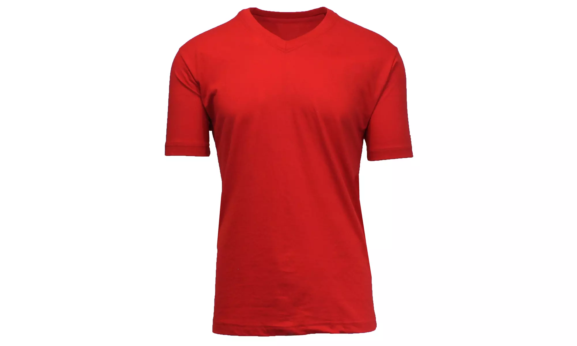 Men's Short Sleeve V-Neck Classic Tee (Sizes, S to 3XL)