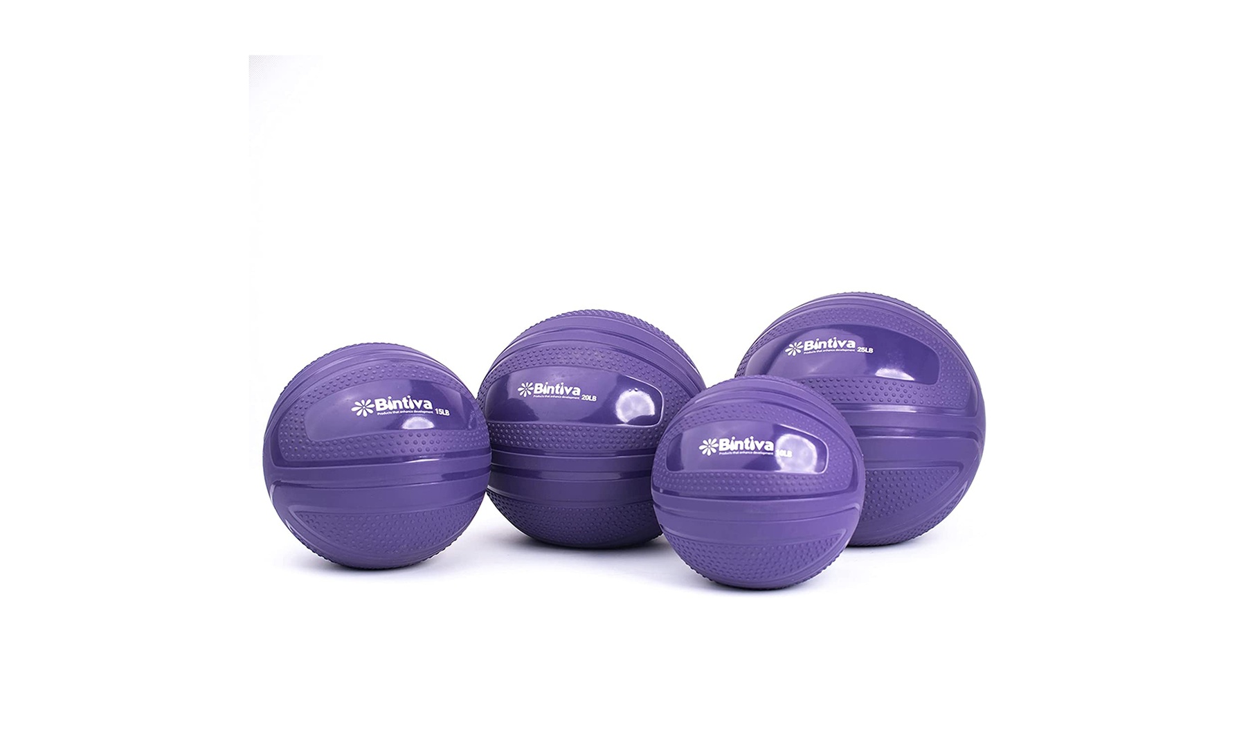 Bintiva Slam Ball - No-Bounce, Heavy-Duty Weighted Ball for Power Training