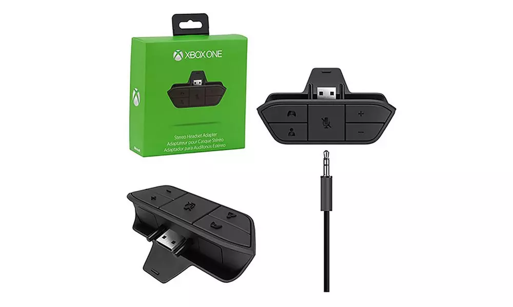 Microsoft Stereo Headset Adapter For Xbox One Black - Primary Image
