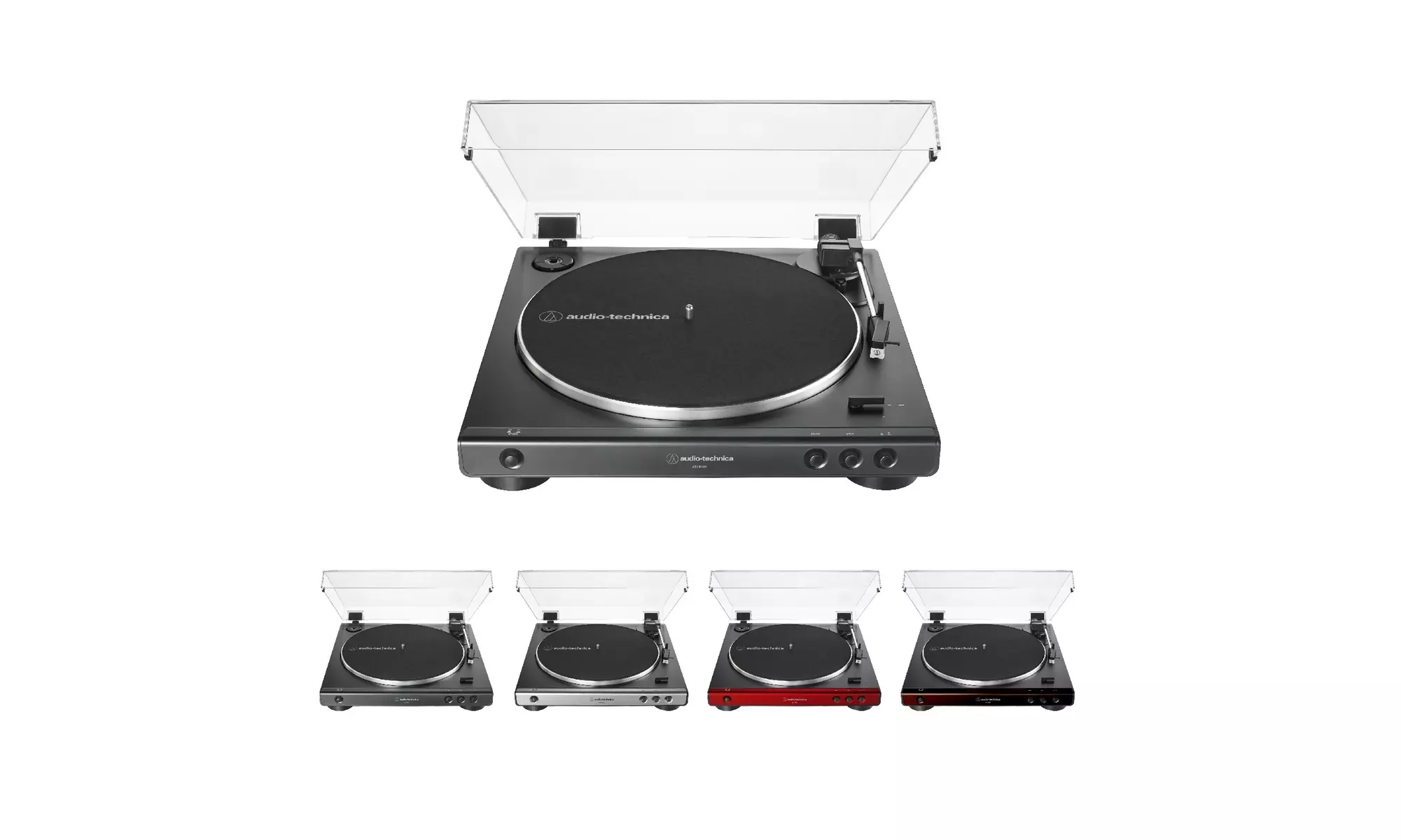Audio-Technica AT-LP60X Fully Automatic Belt-Drive Stereo Turntable (Brown) - Second Medium