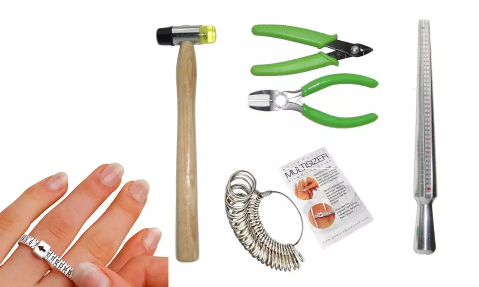 Ring Sizer Mandrel Multisizer Jewelry Tool Finger Sizer Measuring Kit All Type - Primary Image