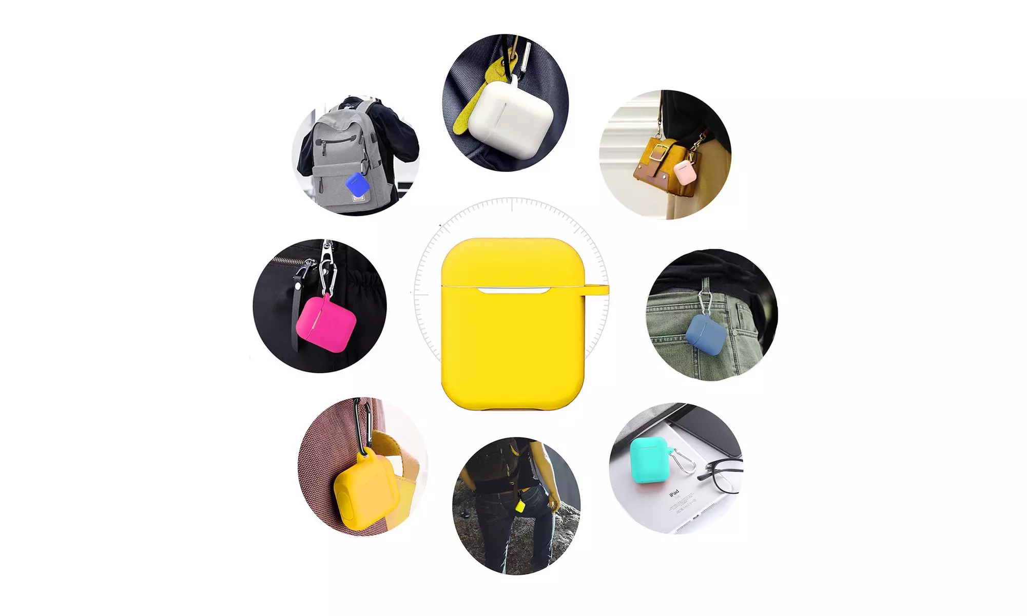 AirPods Silicone Case Cover Protective Skin for Apple Airpod Charging Case