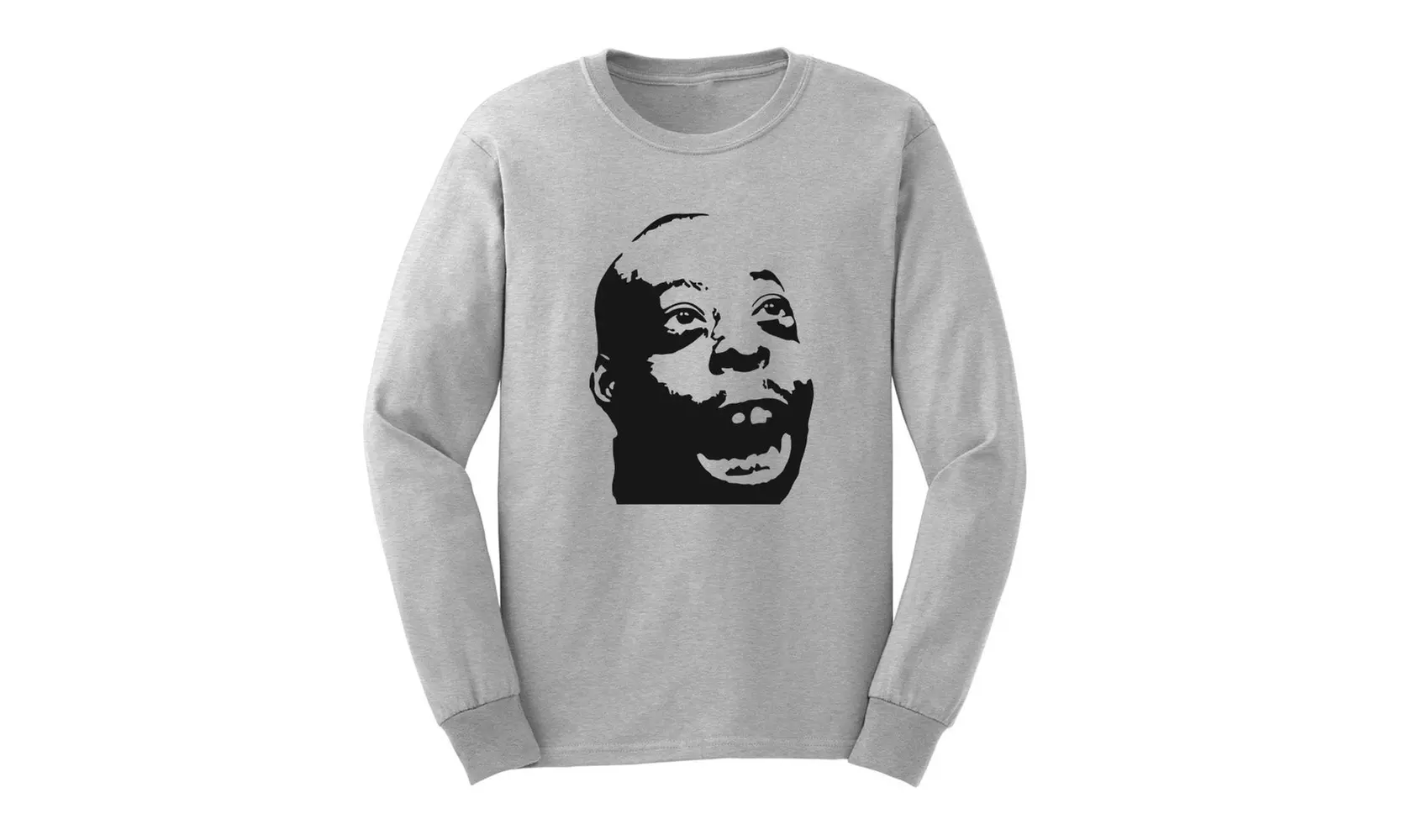 Mens Beetlejuice Lester Green Howard Stern Show Long Sleeve T-Shirts Men Tee - Primary Image