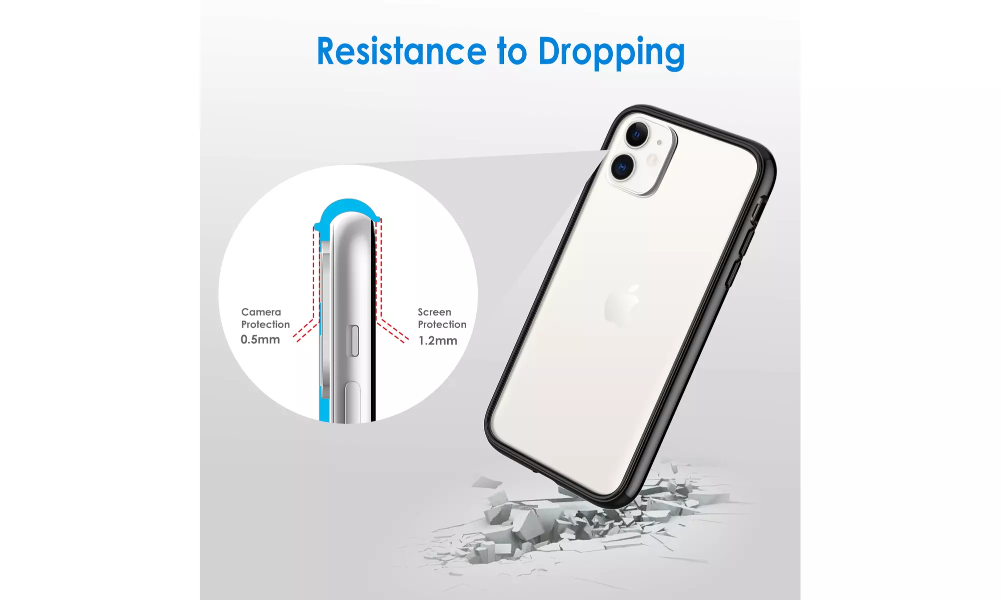 JETech Case for iPhone 11 6.1-Inch Shock-Absorption Bumper Cover