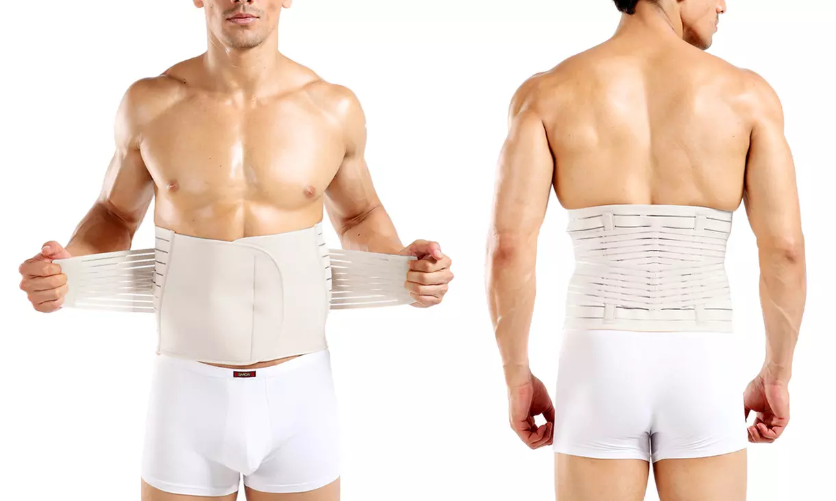 Men's Adjustable Double-Compression Waist-Slimming Belt