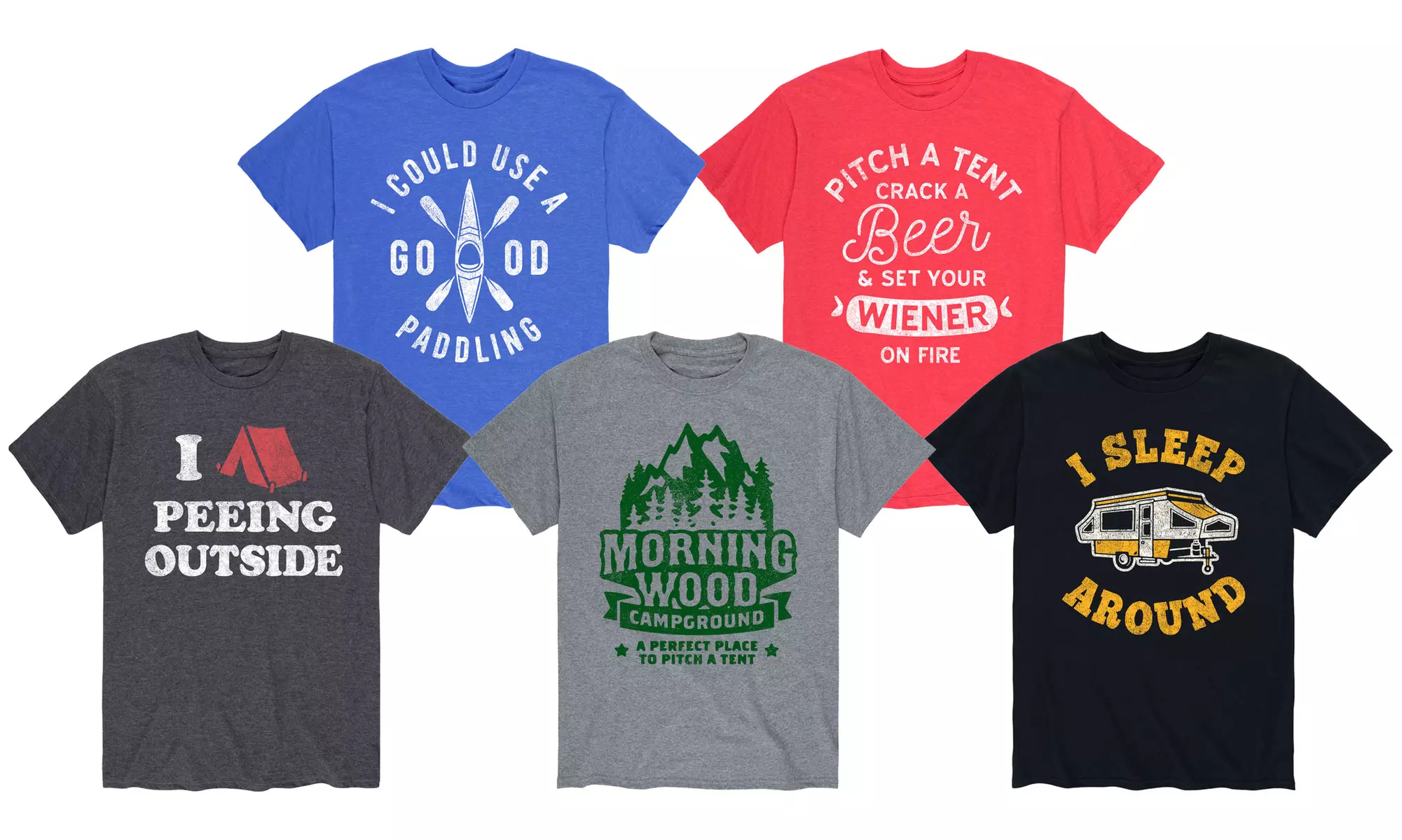 Instant Message: Men's Funny Camper & Camping Tees - Primary Image