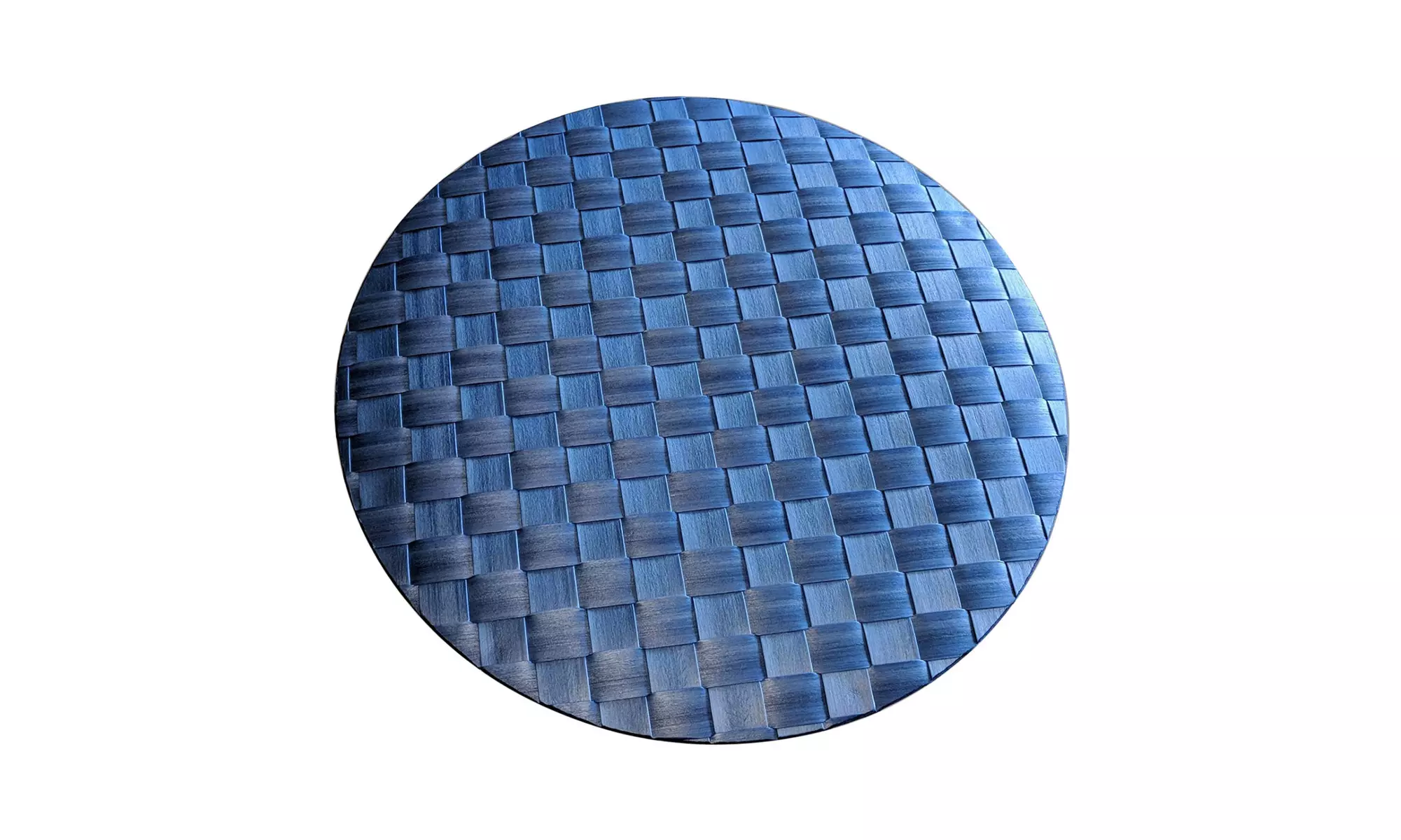 Saleen Round Placemat (Marine Blue, Set of 4) - Second Medium