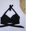 Image 5: Women's Sexy Print Backless Bikini Sets High Waist Swimwear Swimsuit
