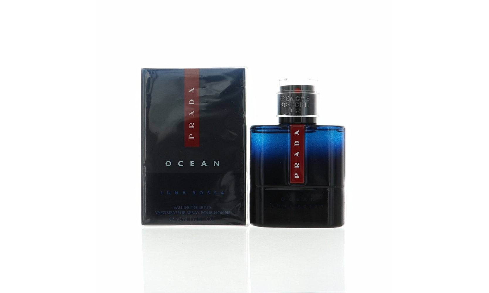 Prada Luna Rossa Ocean By Prada 1.6 Oz Eau De Toilette Spray New In Box For Men