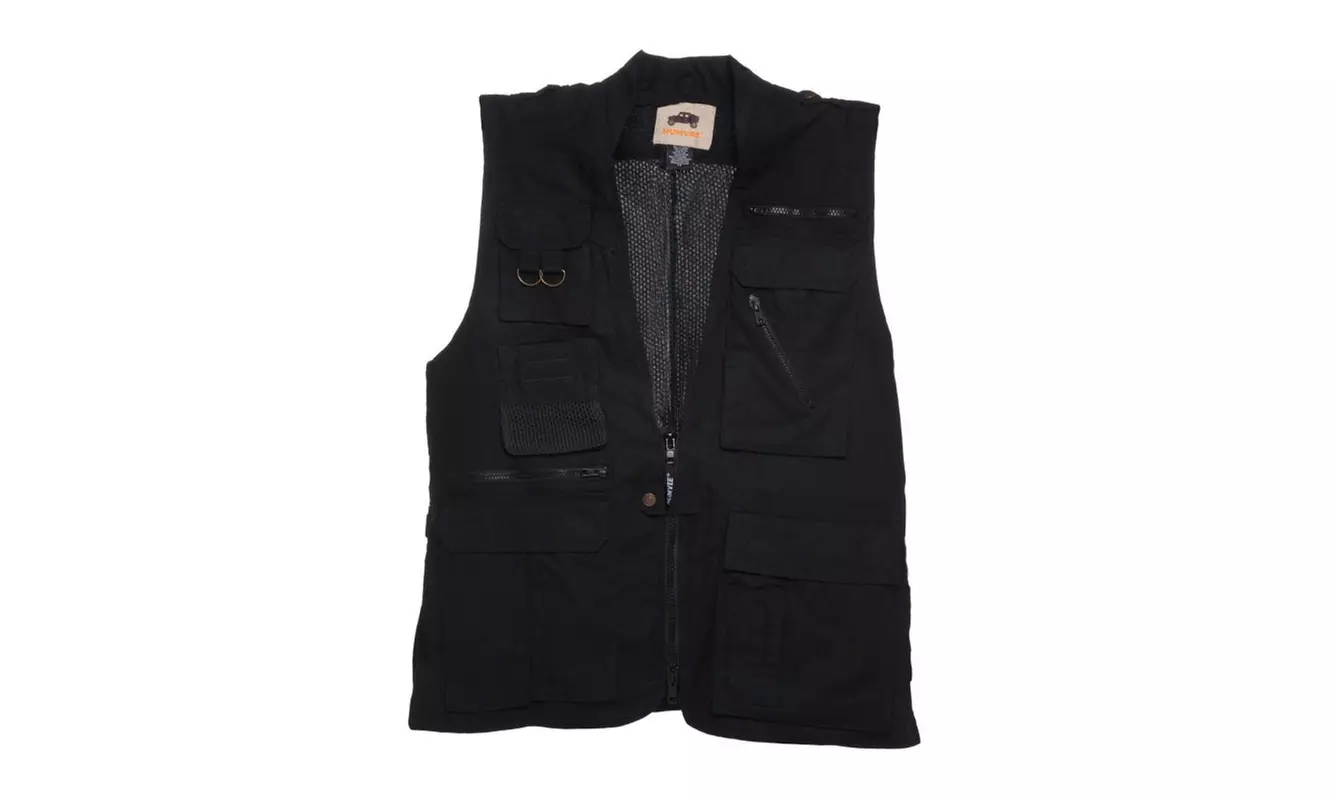 Humvee HMV-VS-BK-3XL Humvee Safari Vest Black 3X Large - Primary Image