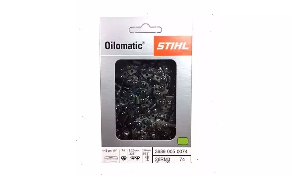 Stihl 18" Oilomatic 26 RM3 74 Rapid Micro Replacement Chainsaw Chain 36890050074 - Primary Image
