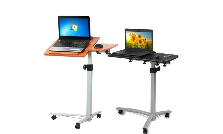 rolling desk laptop