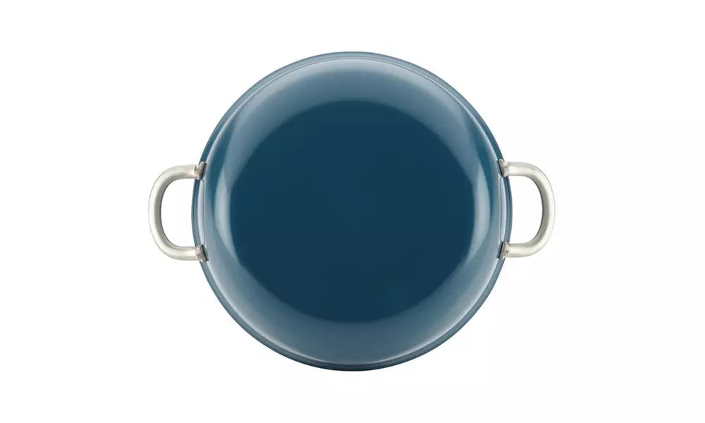 Ayesha Curry Home Collection Enamel Nonstick Stockpot 7.5qt Twilight Teal - Second Medium