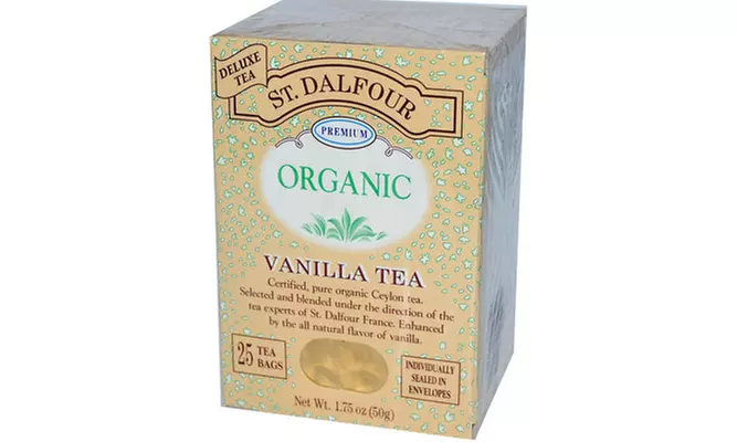 St Dalfour Organic Tea Vanilla - 25 Tea Bags - Second Medium