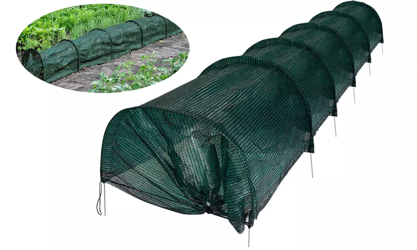 SixtyShadesofGrey Two-in-One Portable Greenhouse Tunnel Shade Net