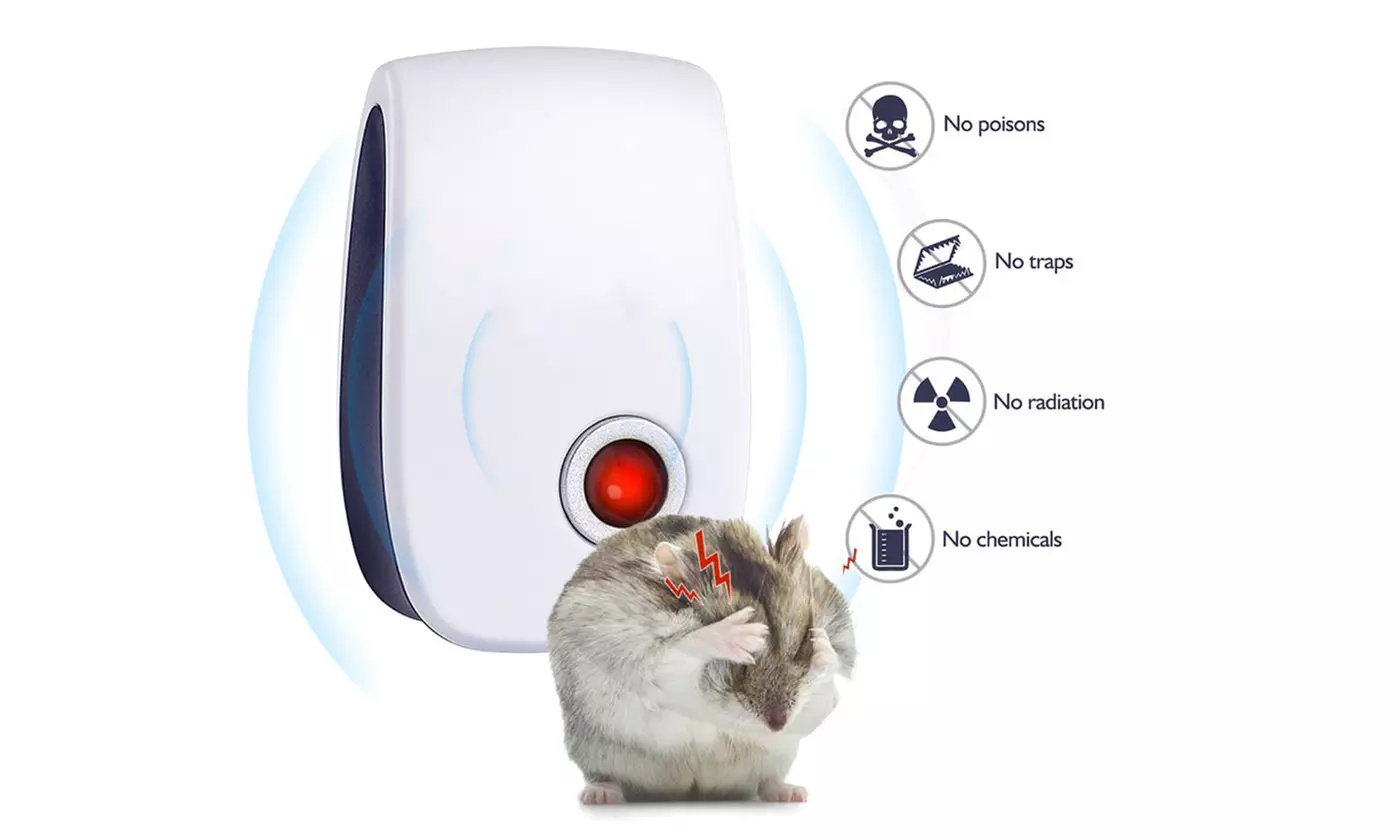 6Pcs Ultrasonic Electronic Pest Repeller Bug Cockroach Mouse Killer