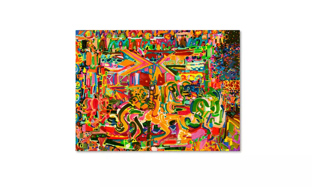 Josh Byer 'Electric Carnival' Canvas Art - Primary Image