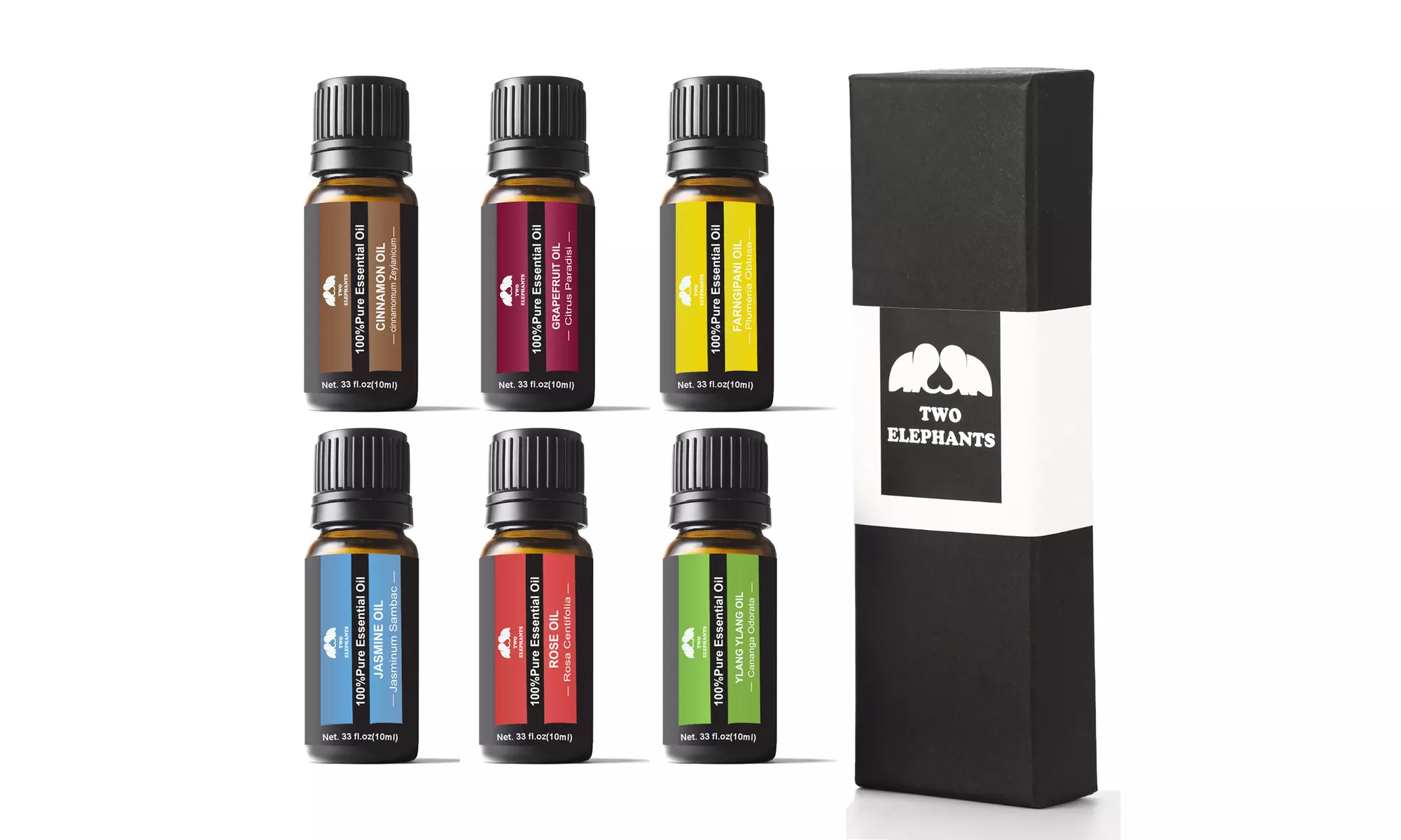 Aromatherapy Therapeutic Grade Essential Oil Gift Set (6-Piece)