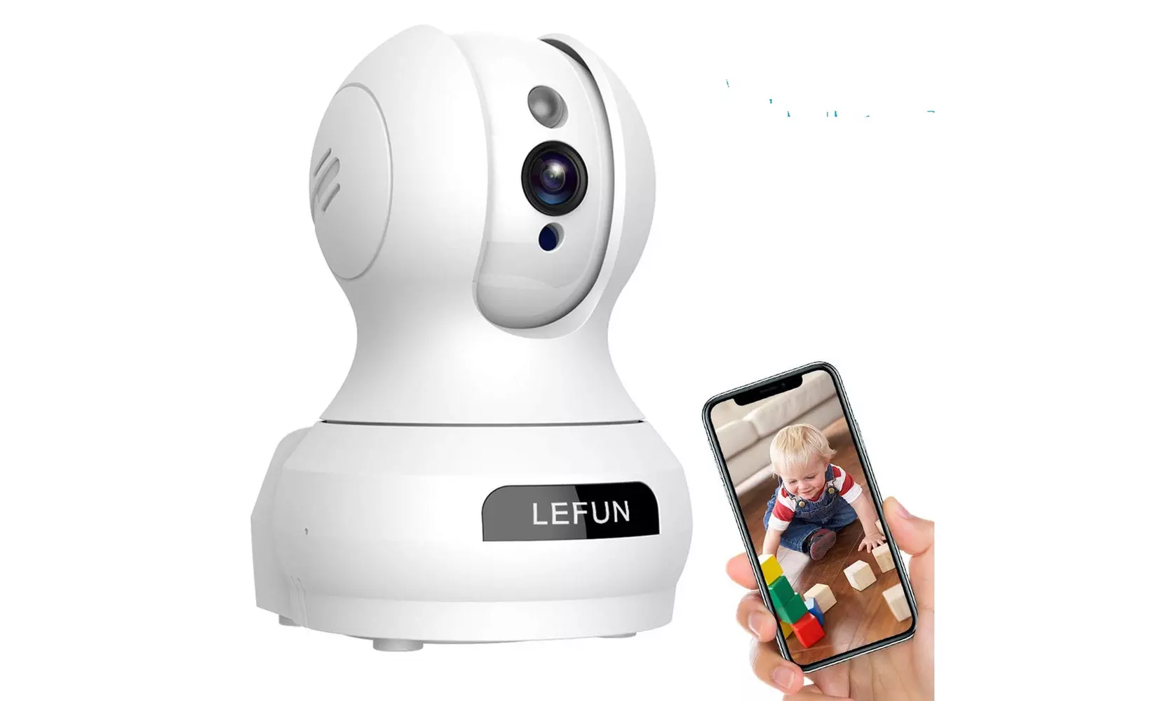 Baby Monitor, Lefun Wireless IP Security Camera Nanny Cam - Primary Image