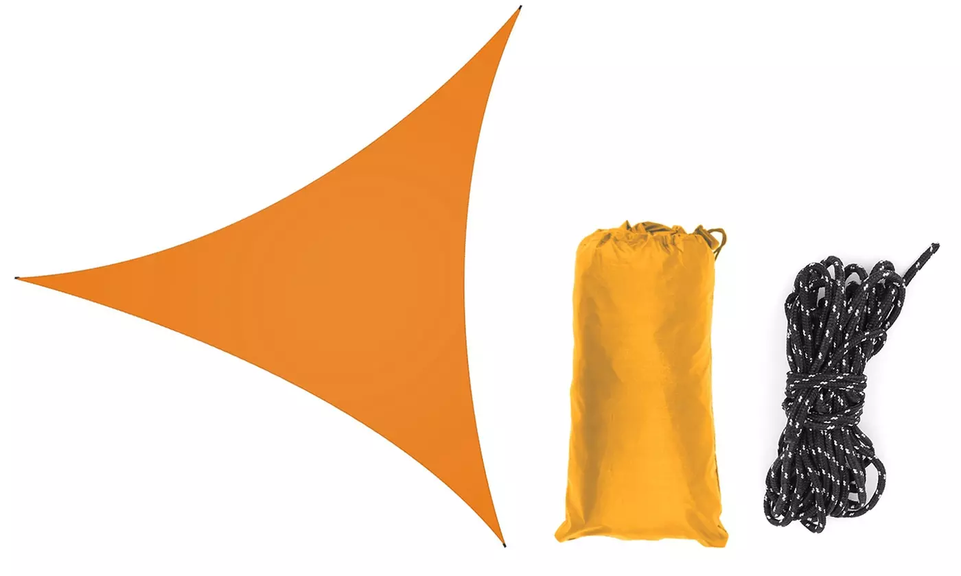 iMounTEK Triangle Sun Shade Sail Top Canopy UV Block Outdoor Awning Shelter