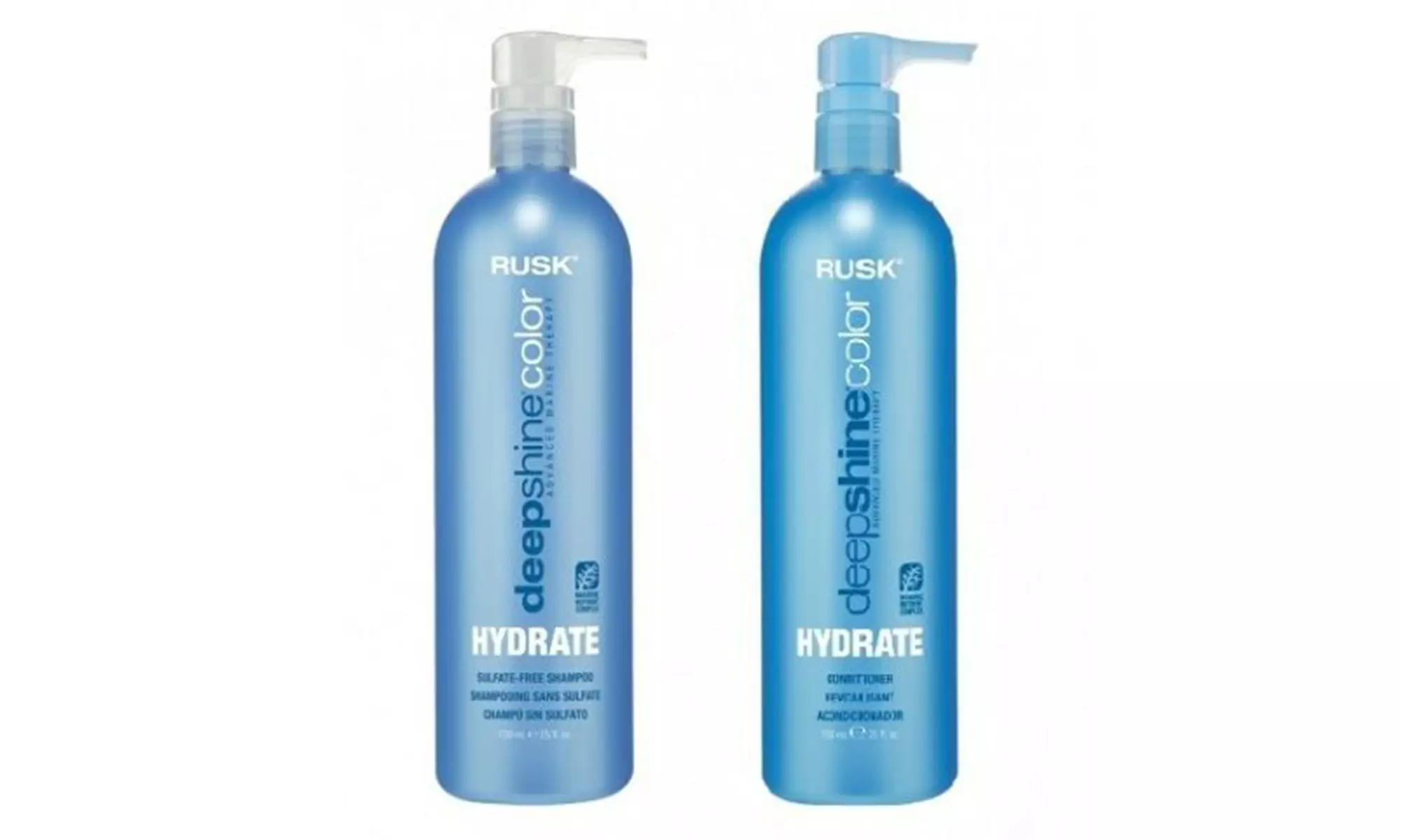 Rusk Deep shine Color Hydrate Shampoo & Color Repair Conditioner 25 oz - Primary Image